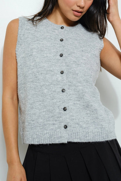 parker vest - heather grey