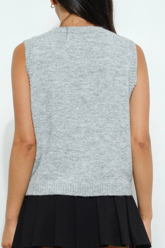 parker vest - heather grey