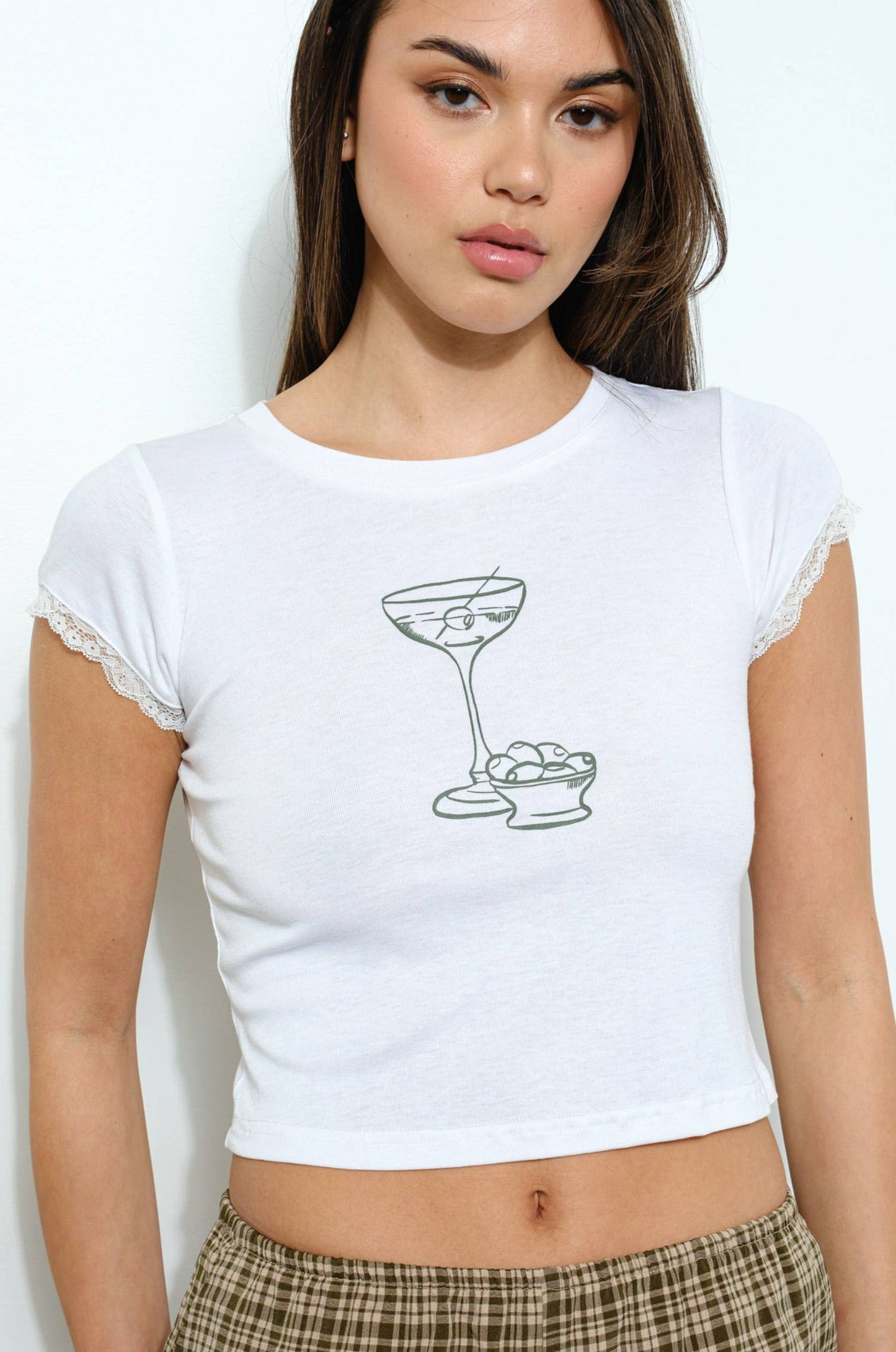 martini tee - ivory