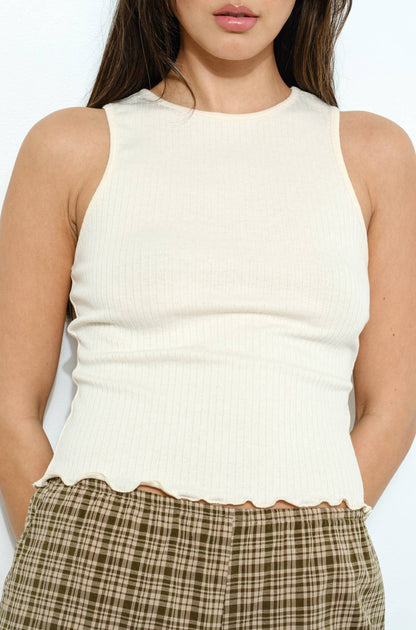 beth tank top - creme