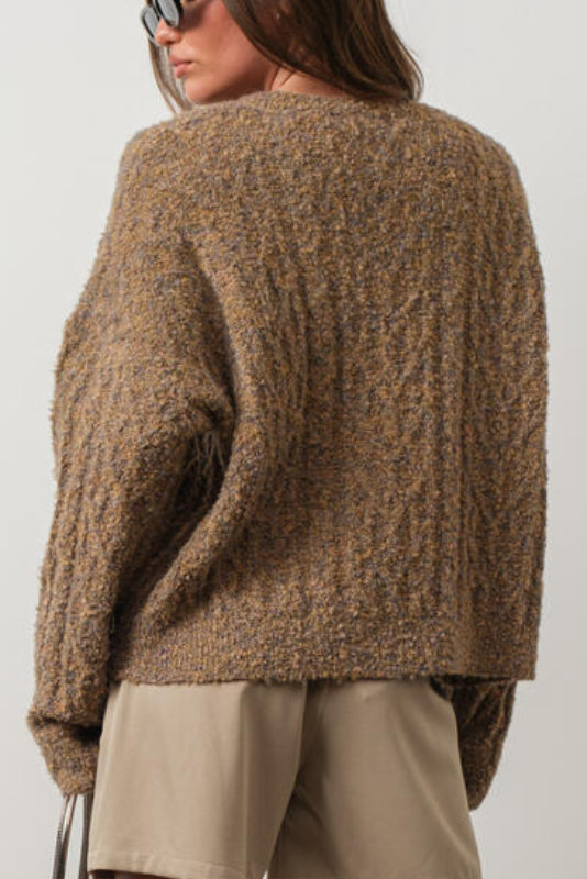 frankie sweater - tan