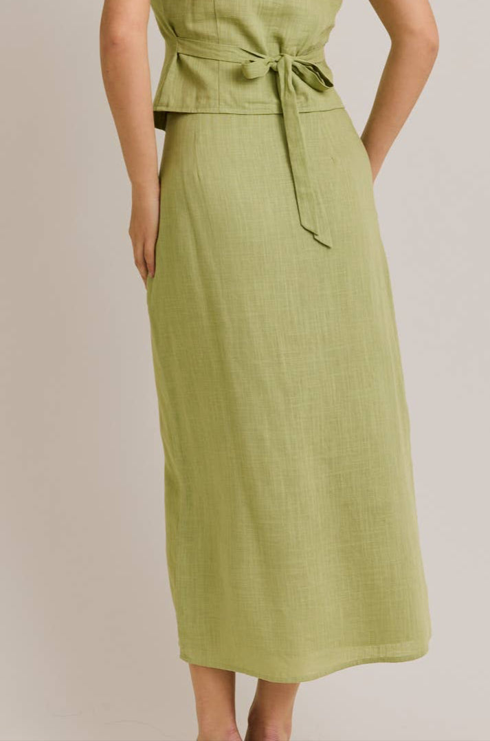 natalie skirt - light green
