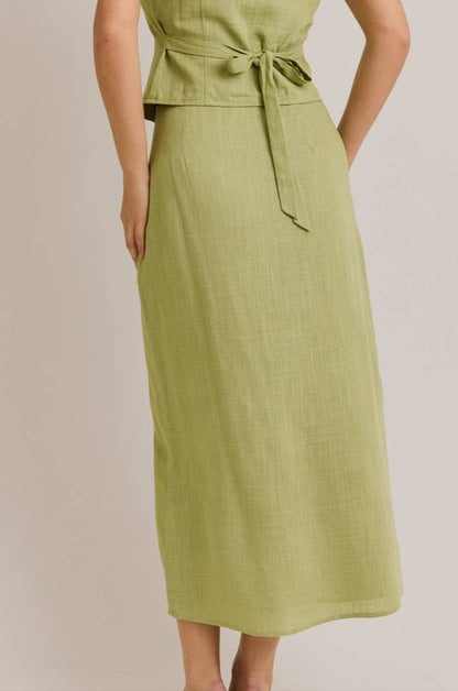 natalie skirt - light green