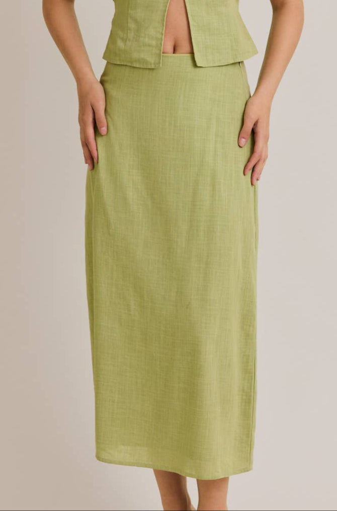 natalie skirt - light green