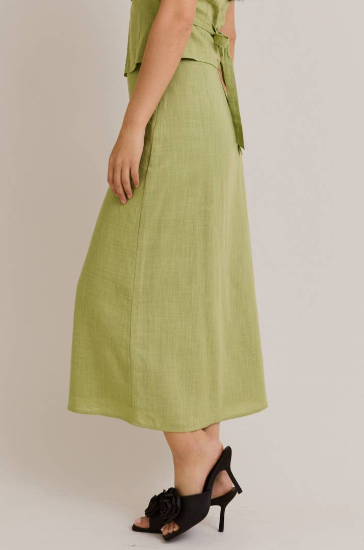 natalie skirt - light green