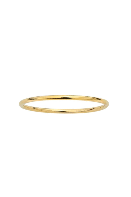 stackable ring - plain gold