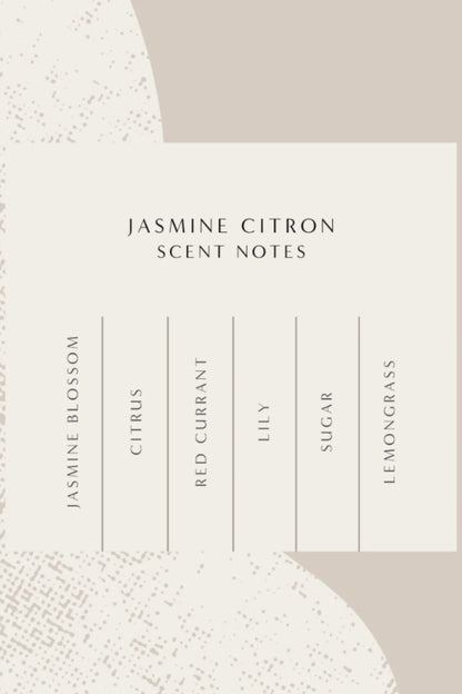 jasmine citron soy candle