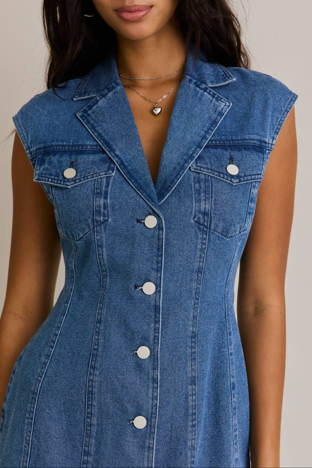 frankie dress - denim