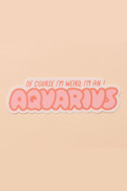 aquarius sticker