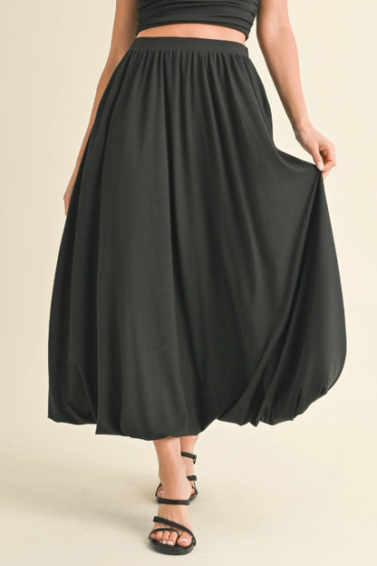 sana skirt - black