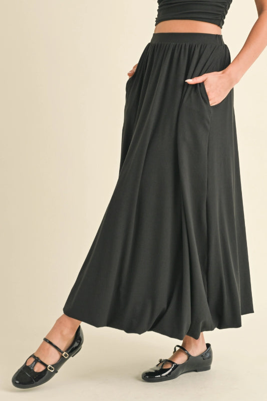 sana skirt - black