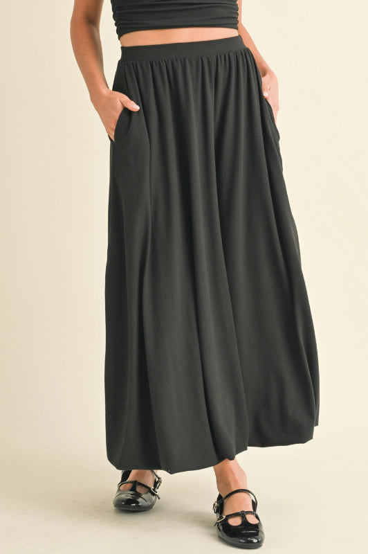 sana skirt - black