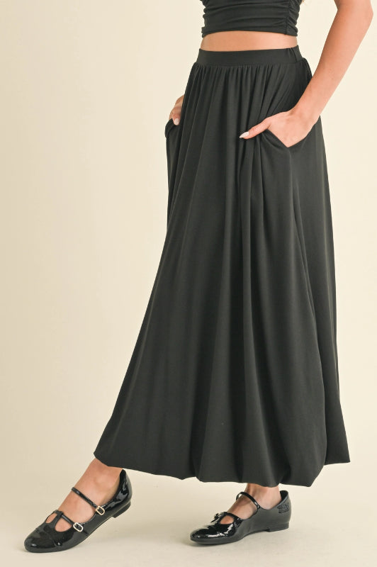 sana skirt - black