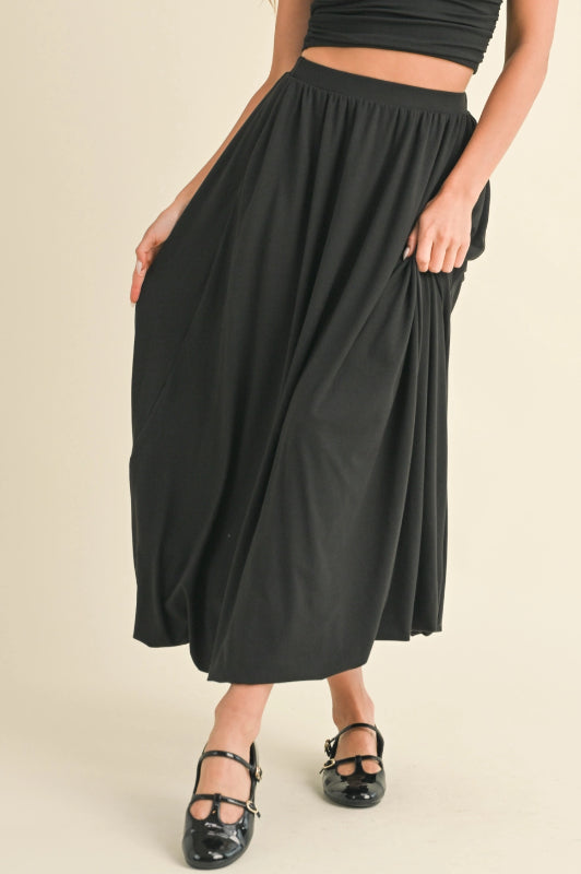 sana skirt - black