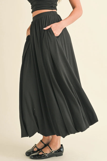 sana skirt - black