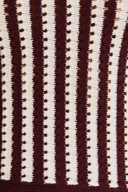 margot top - cream brown