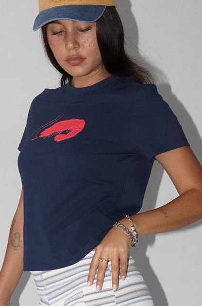 shrimp tee - navy