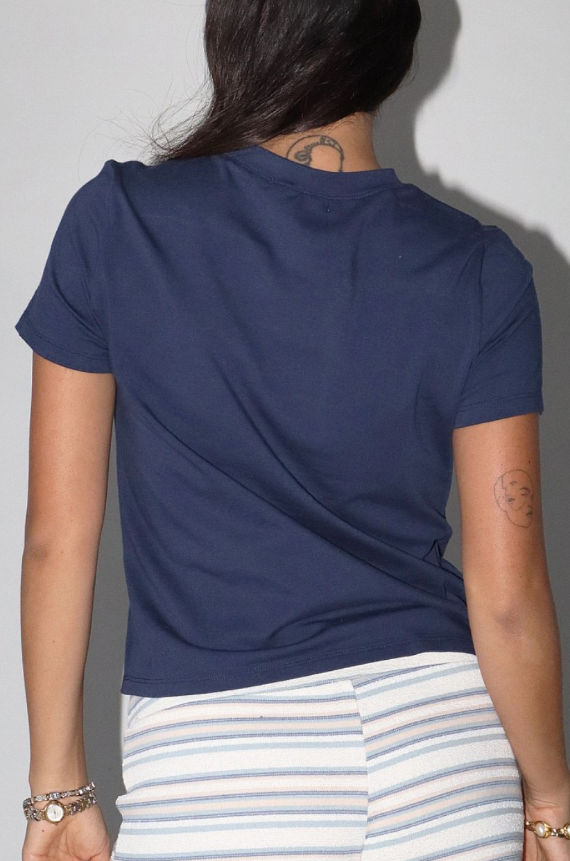 shrimp tee - navy