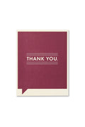 frank & funny card - thank you (FINAL SALE)