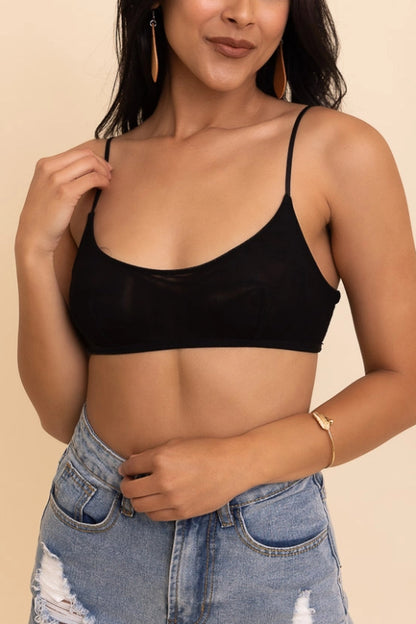 charlotte bralette - black