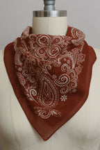 jessie bandana - burnt orange