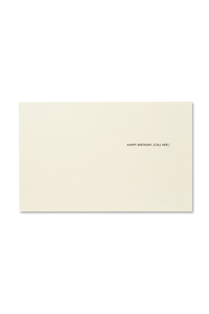 frank & funny card - you get all the credit but your mom did all the work (FINAL SALE)
