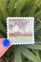 zilker park stamp sticker