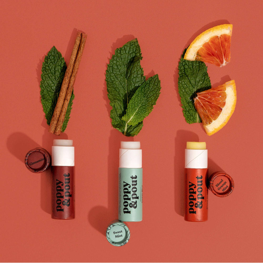 blood orange mint lip balm