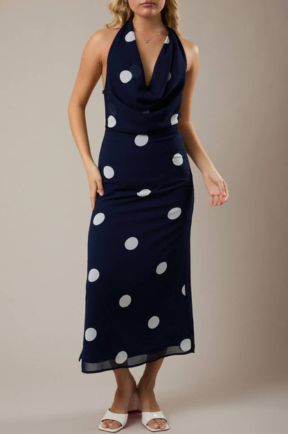isabella dress - navy