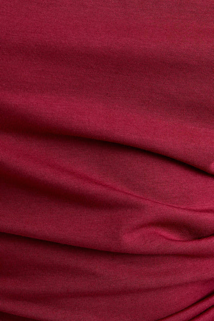 zara top - maroon