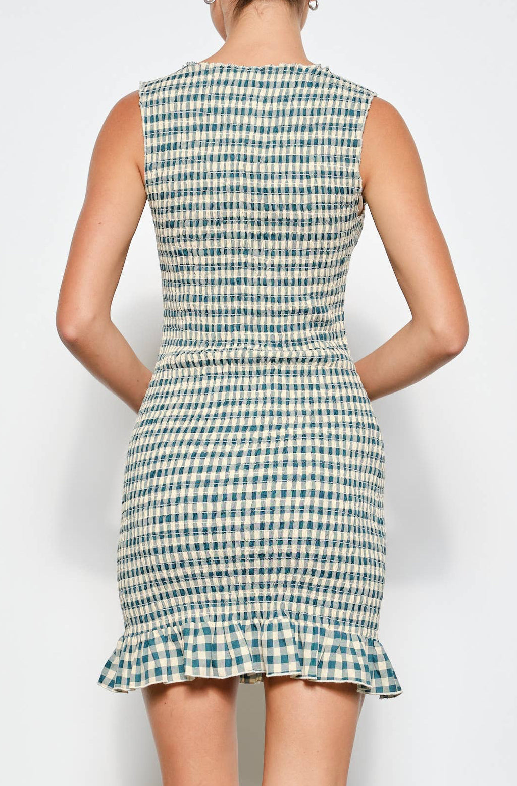 alexandria dress - forrest green