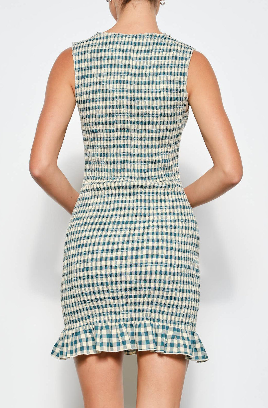 alexandria dress - forrest green
