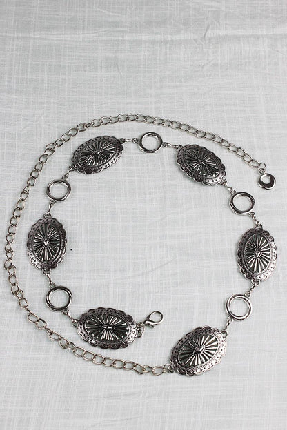 denver chain belt – antique silver