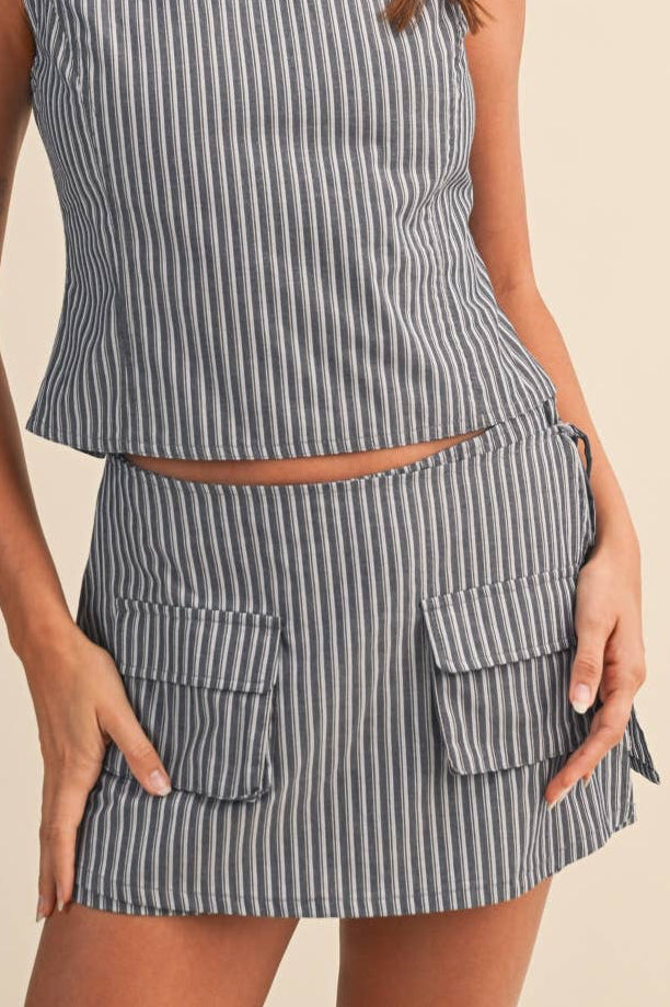 maeve skort - indigo