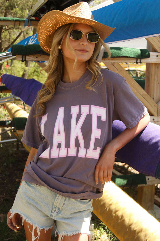 classic lake tee - purple