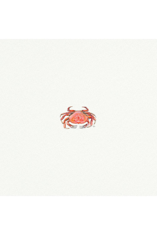 tiny watercolor print - crab