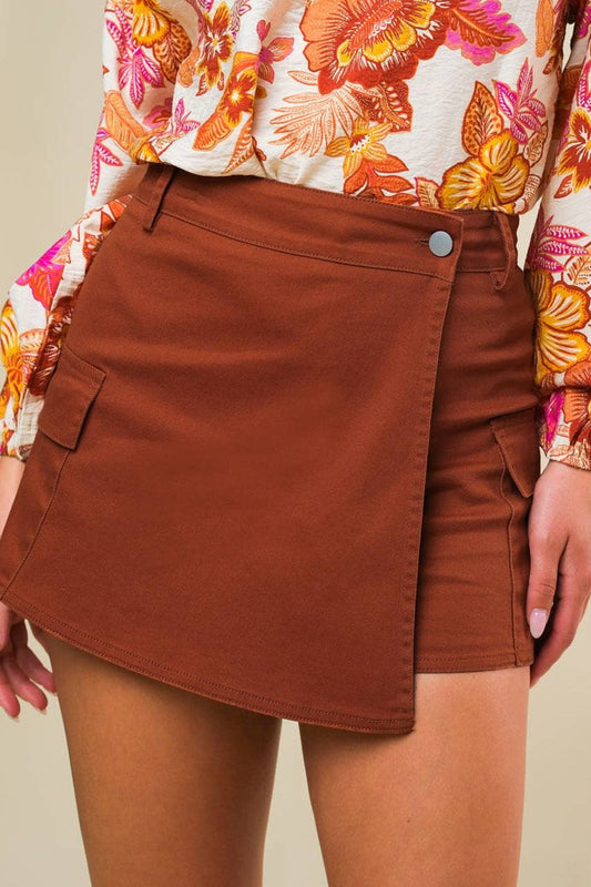 speedway skort - rust