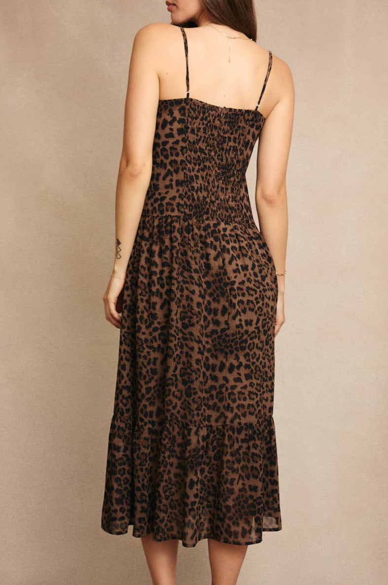 lettie dress - brown