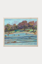 pastel deep eddy pool print | el baker