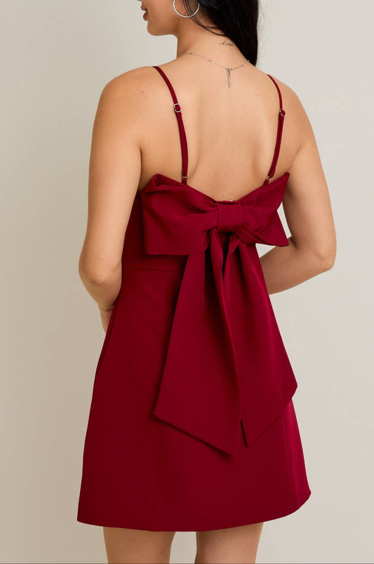 rosalee dress - burgundy