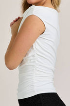zara top - white