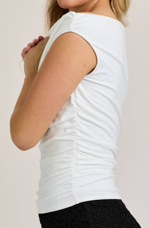 zara top - white