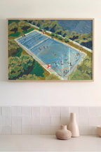 austin deep eddy swimming pool print | el baker