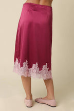 lois skirt - burgundy