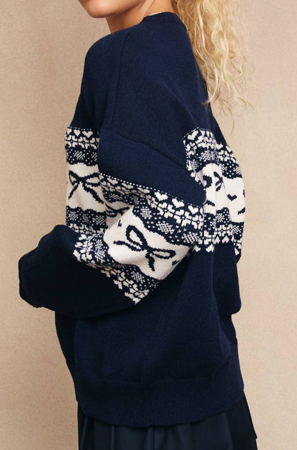ruthie sweater - navy