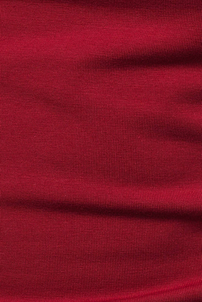 kamryn tube top - dark red