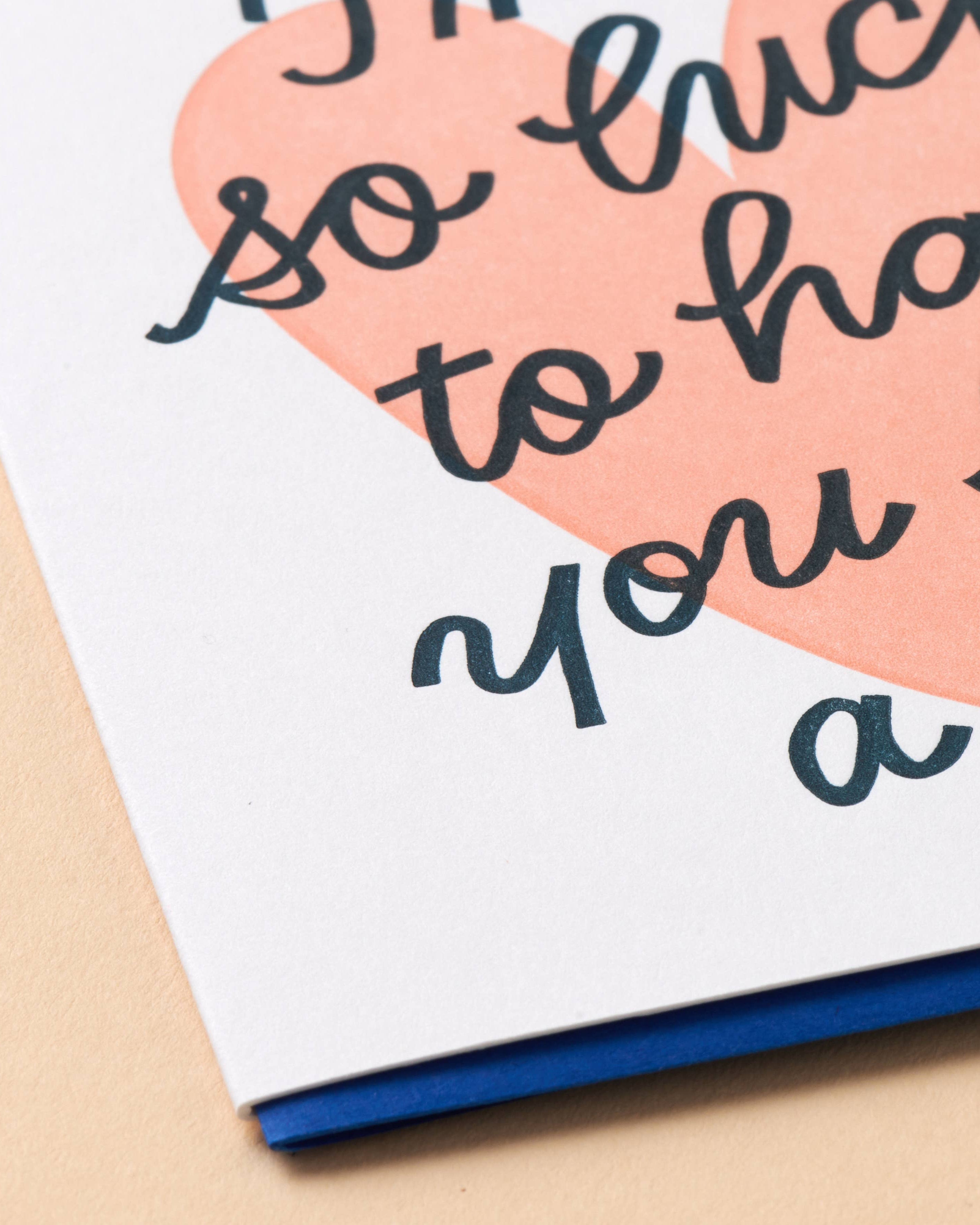 lucky you're my mom - mother's day card