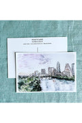 downtown sunset postcard