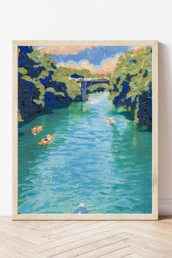 barton creek austin print | el baker