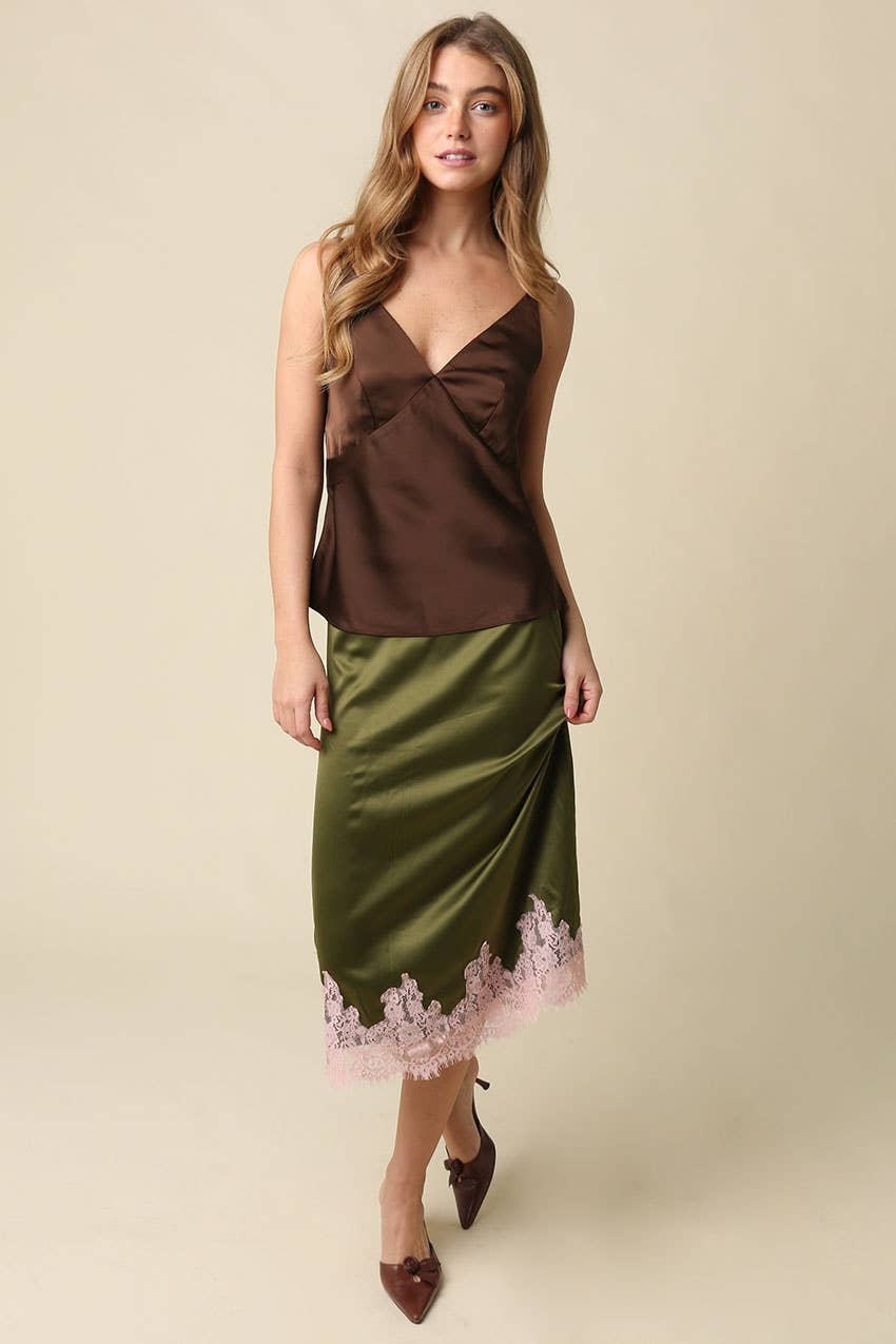lois skirt - olive